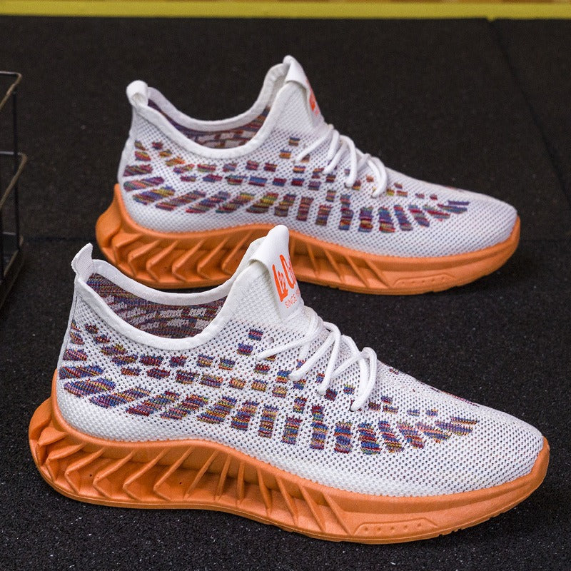 Men's Korean Style Flywoven Running Shoes