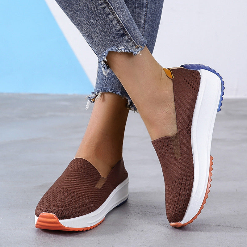 Women's Korean Large-Size Slip-On Shoes