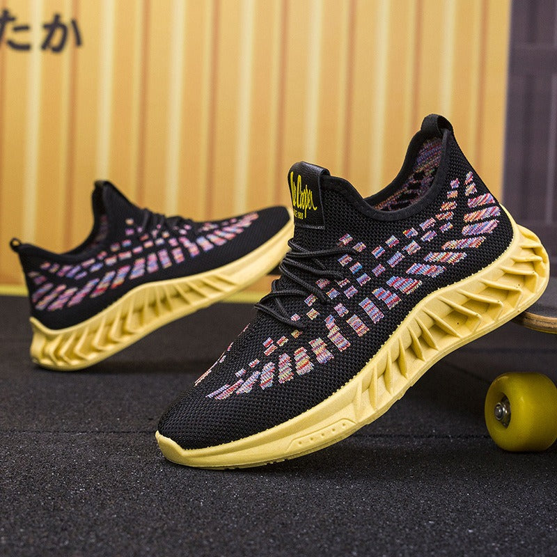 Men's Korean Style Flywoven Running Shoes