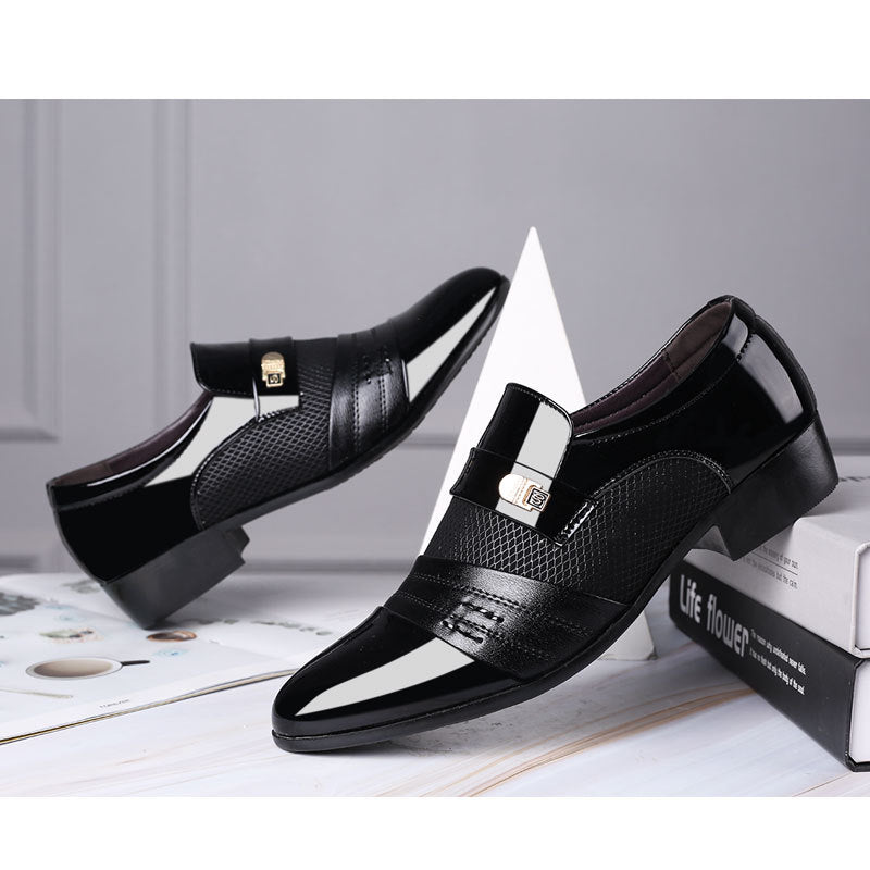 Men's Plus-Size Business Formal Leather Shoes