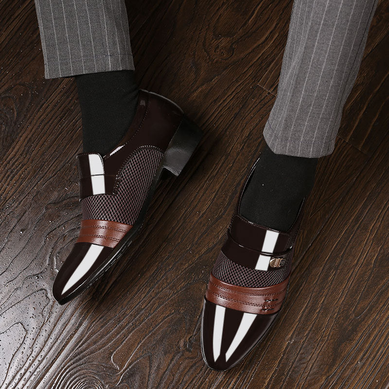 Men's Plus-Size Business Formal Leather Shoes