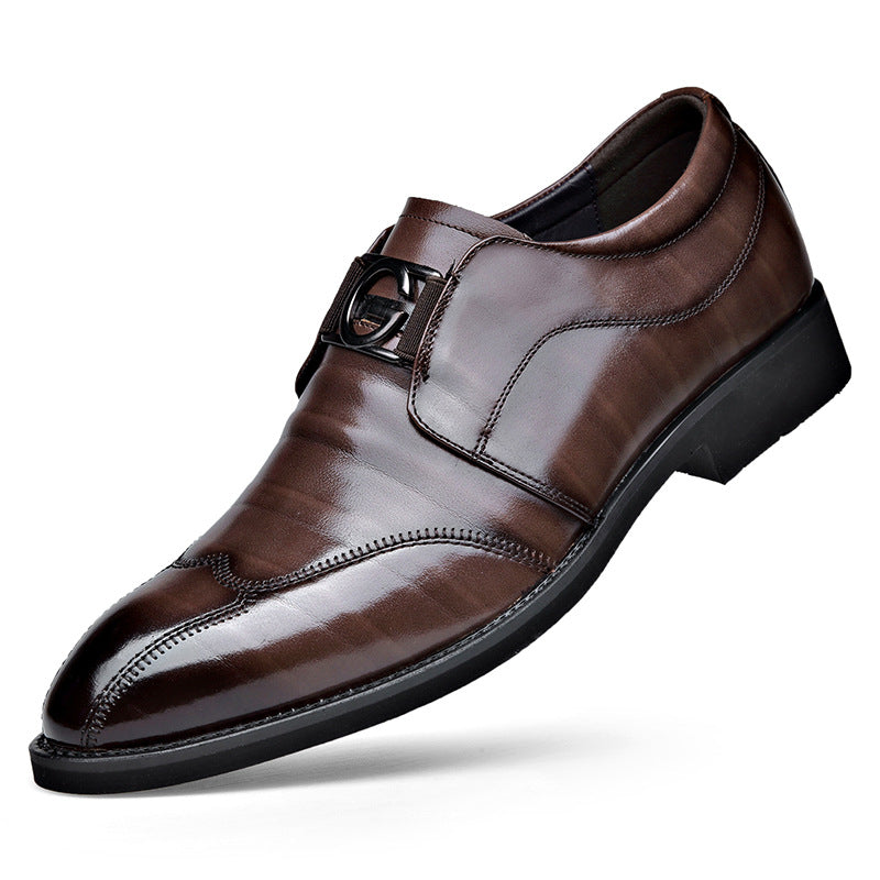 Men's Pointed-Toe Business Leather Shoes