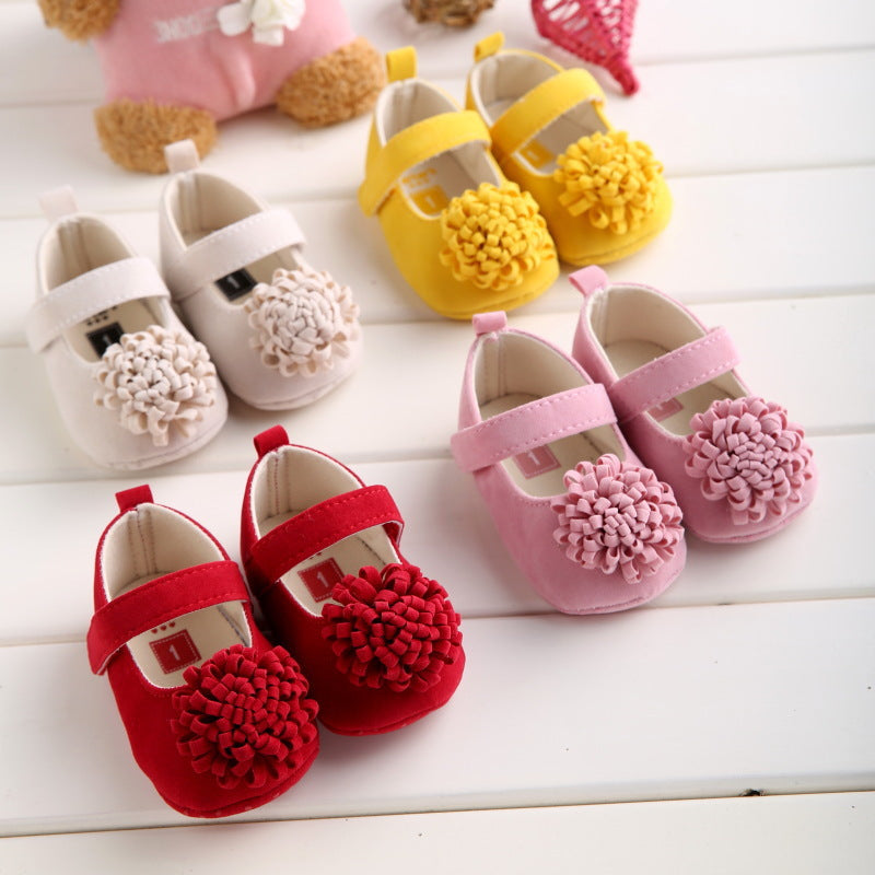 Baby Girls' Soft Sole Princess Shoes