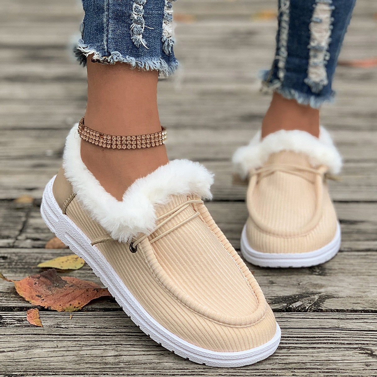 Women's Plush Winter Casual Shoes