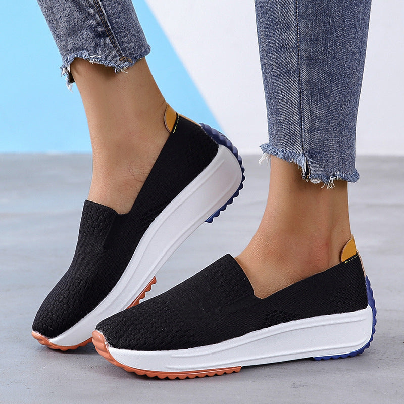 Women's Korean Large-Size Slip-On Shoes