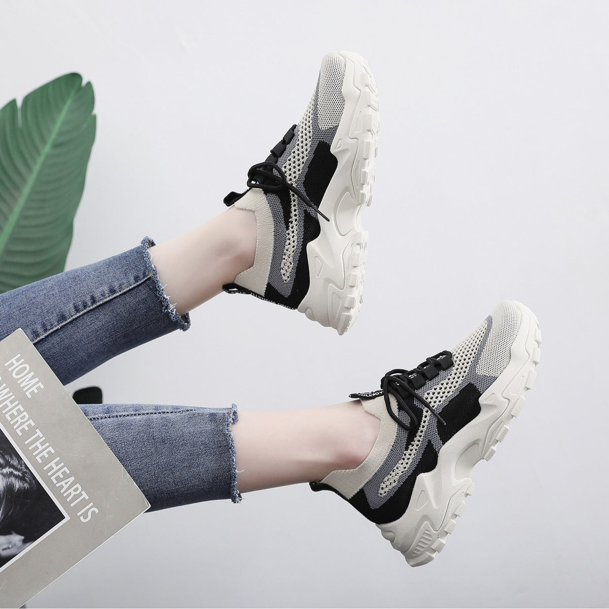 Women's Flyknit Chunky Sneakers