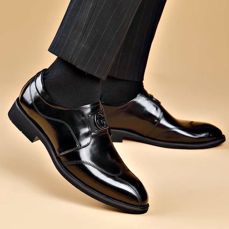 Men's Pointed-Toe Business Leather Shoes