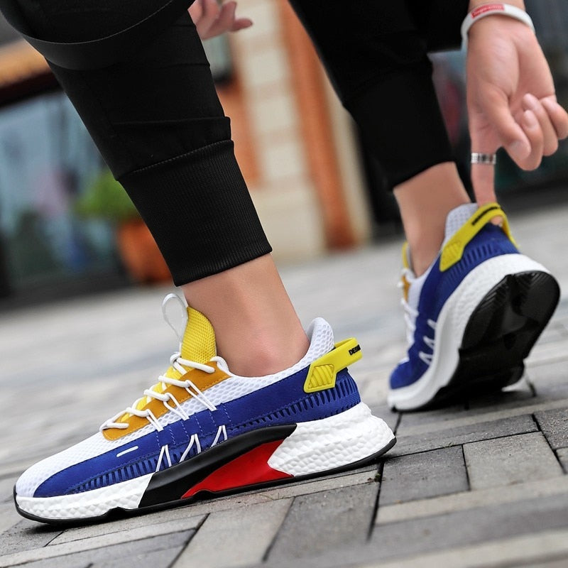 Men's Colorblock Canvas Sneakers
