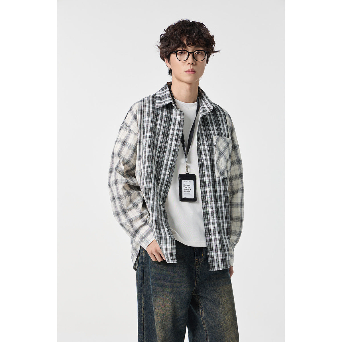 plaid shirt