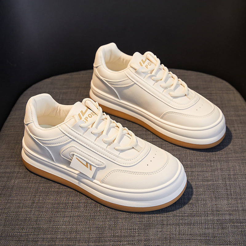 Women's Big Toe White Sneakers