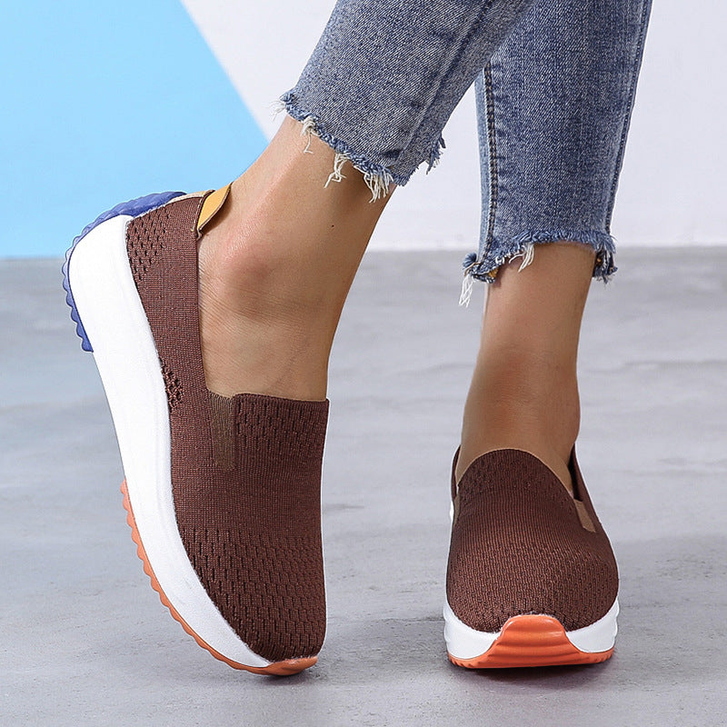 Women's Korean Large-Size Slip-On Shoes