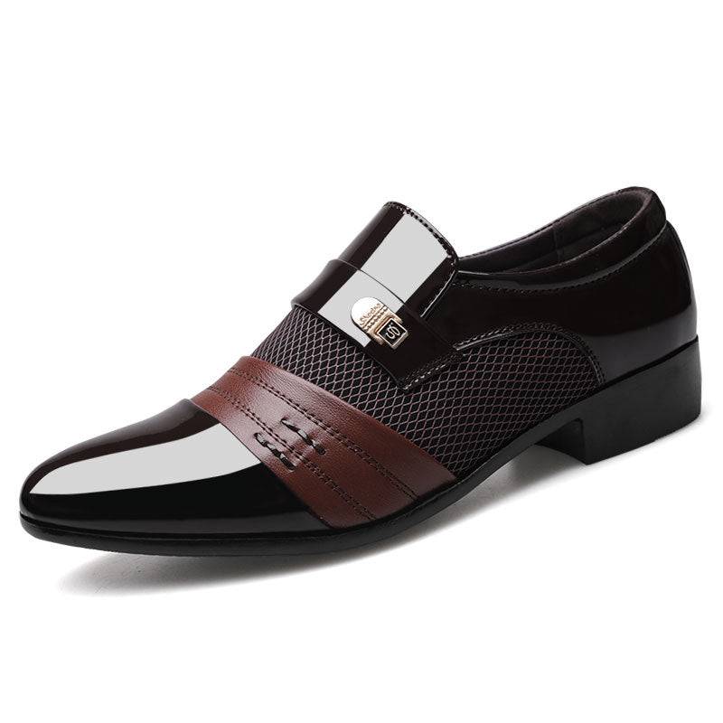Men's Plus-Size Business Formal Leather Shoes