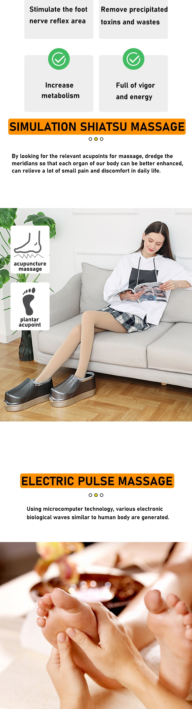 Massage Acupoint Sole Shoes