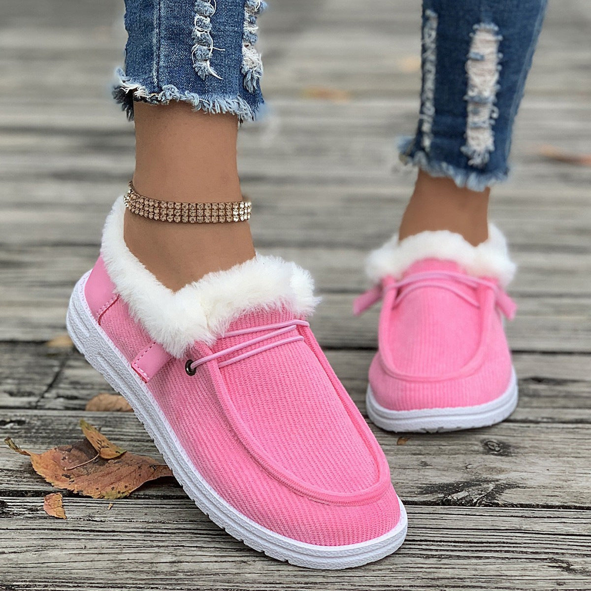Women's Plush Winter Casual Shoes