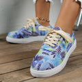 Women's Plus-Size Printed Casual Skate Shoes