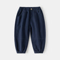 Long Pants Casual Cargo Pants Cuffed Trousers Kids Pants