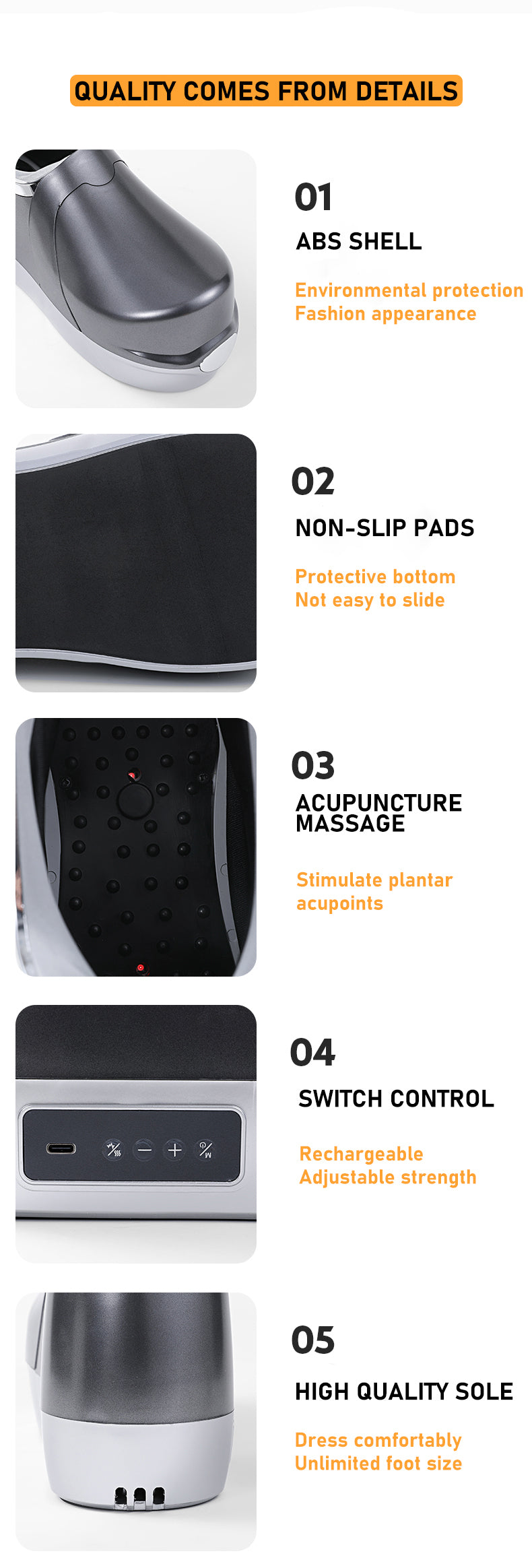 Massage Acupoint Sole Shoes