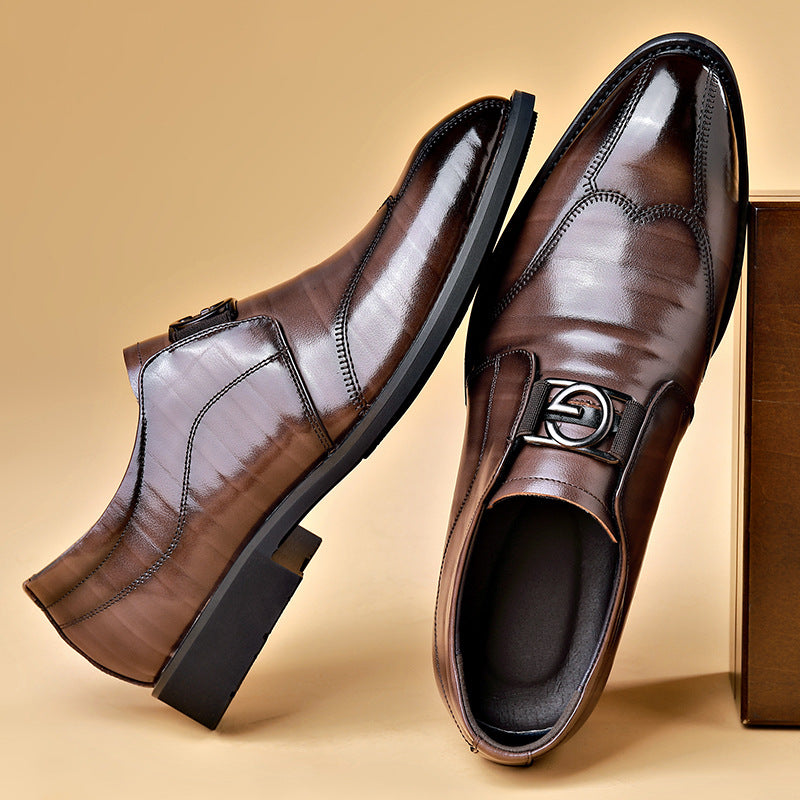 Men's Pointed-Toe Business Leather Shoes