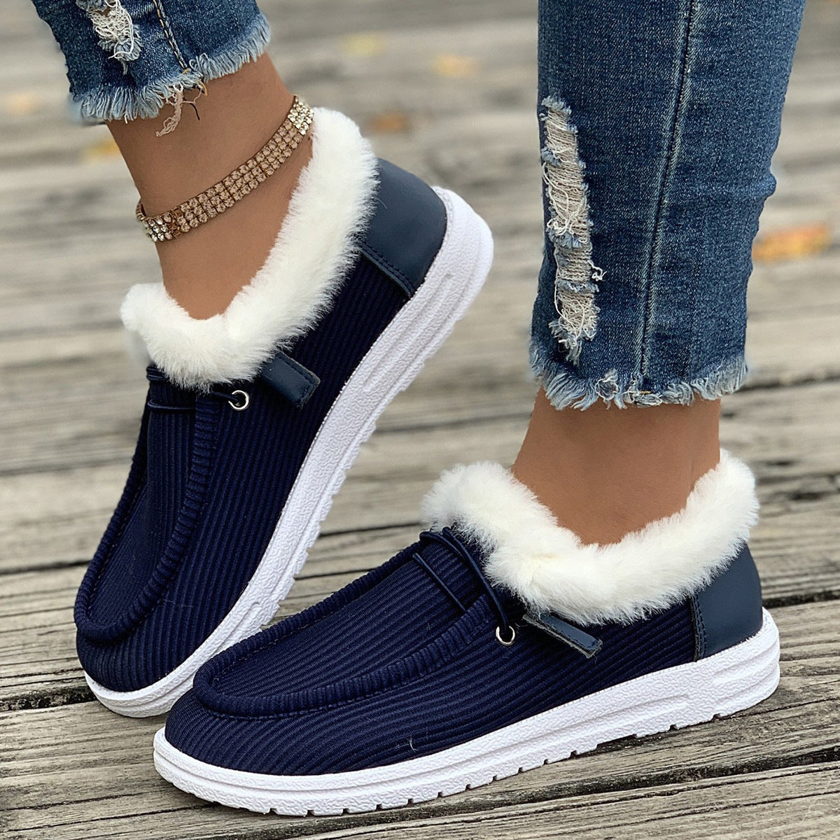 Women's Plush Winter Casual Shoes
