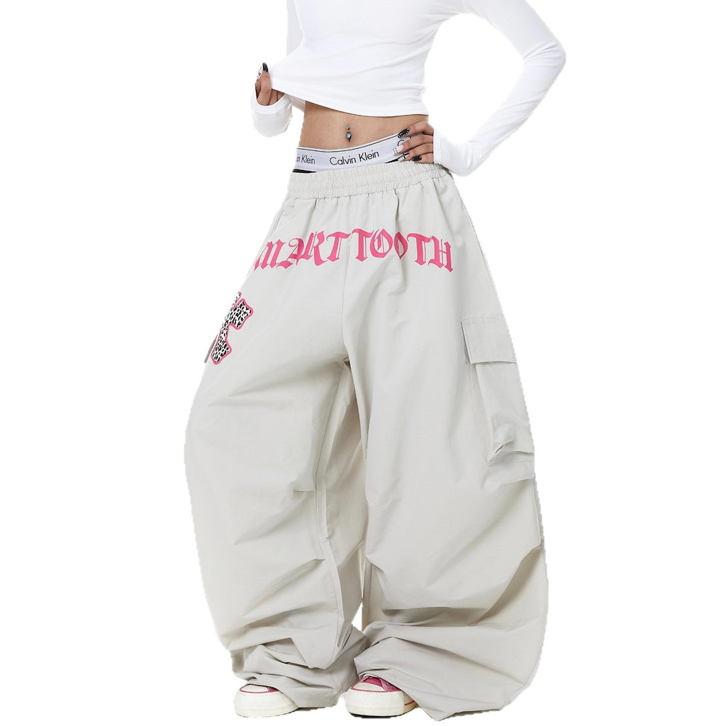 Cargo Pants Women Wide-Leg Pants Jazz Dance Knife Pants