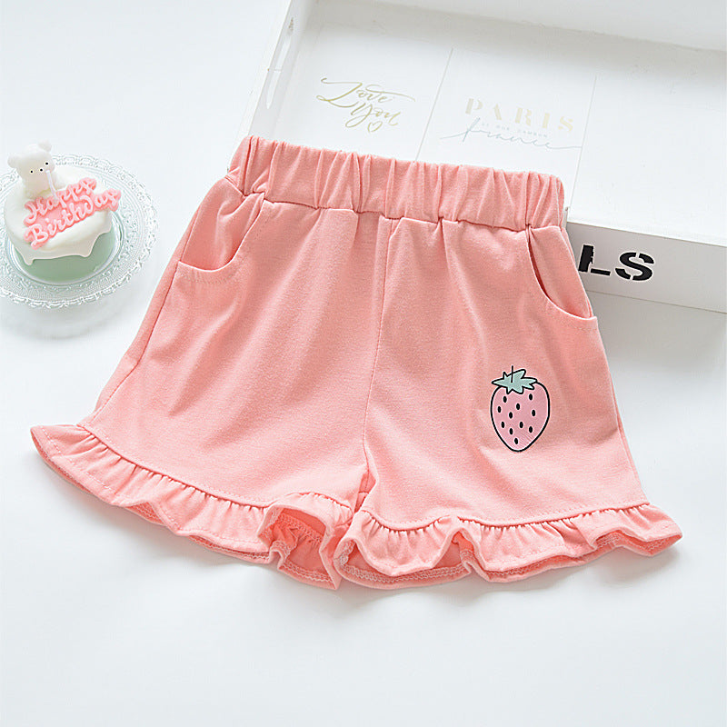 Girls' pants three quarter pants