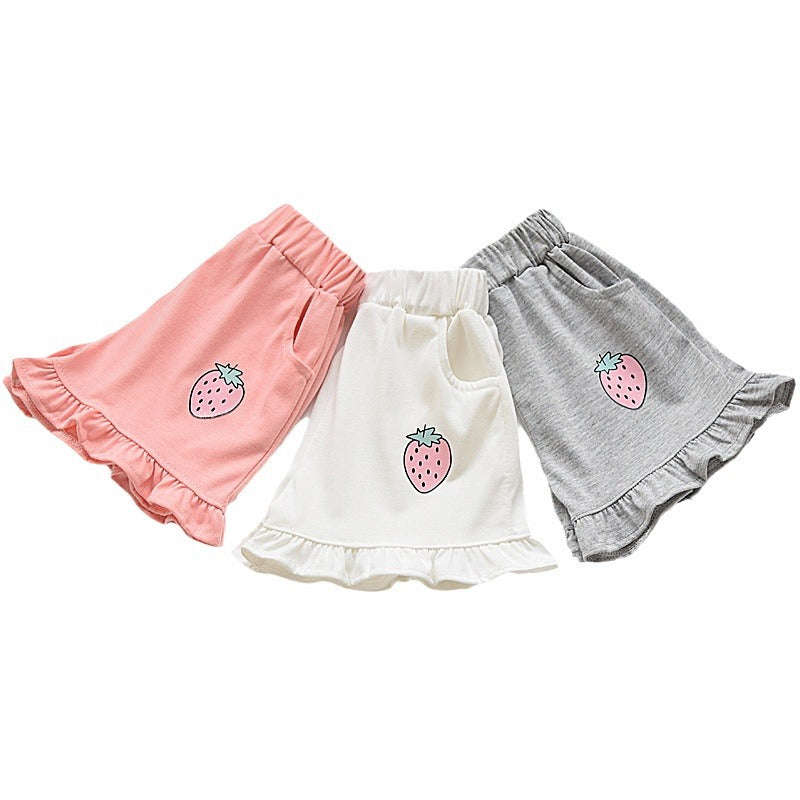 Girls' pants three quarter pants