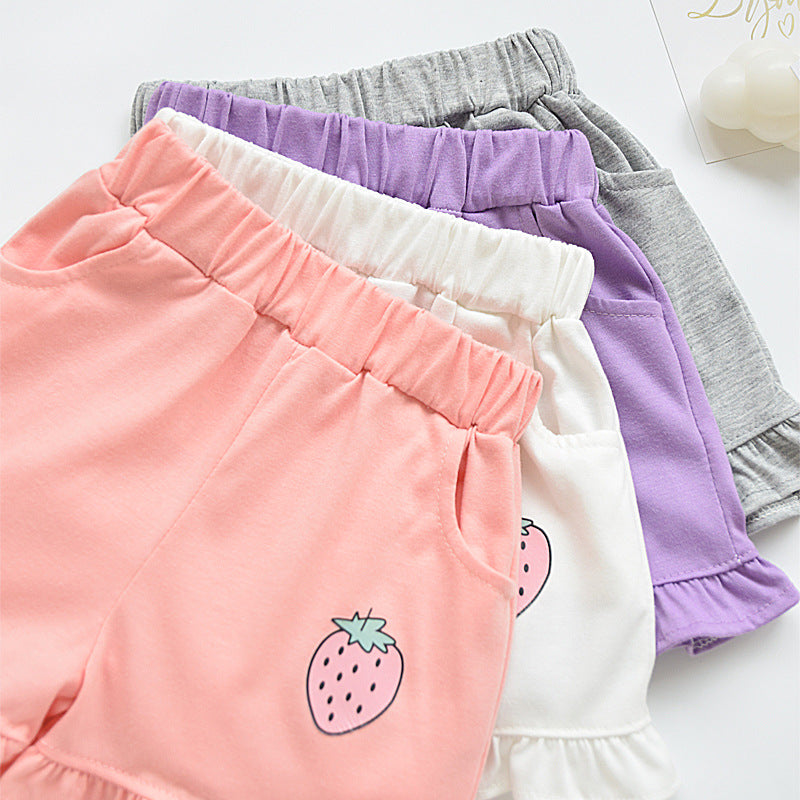 Girls' pants three quarter pants