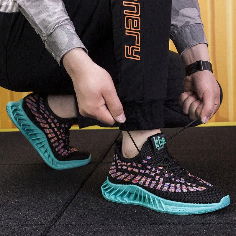Men's Korean Style Flywoven Running Shoes