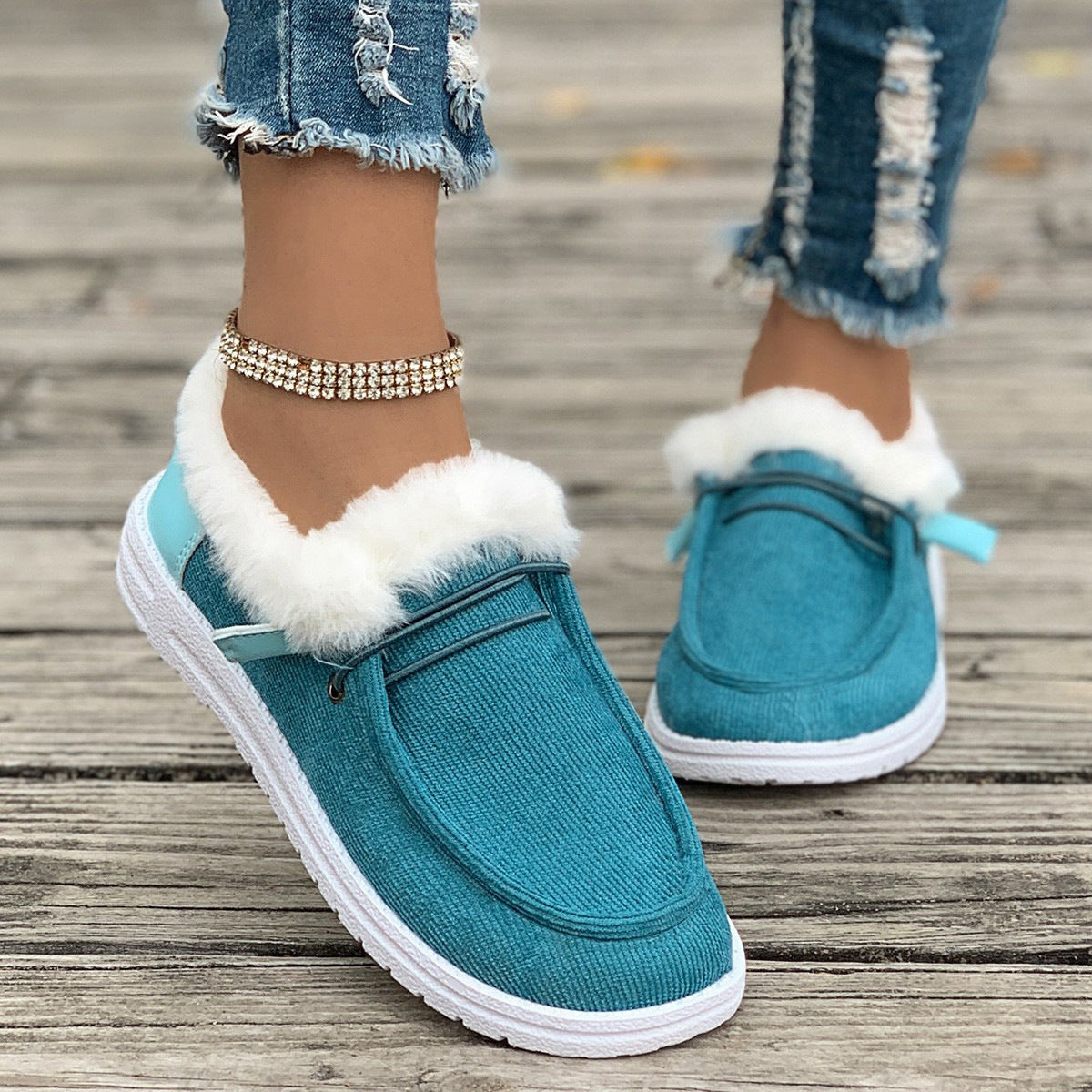 Women's Plush Winter Casual Shoes