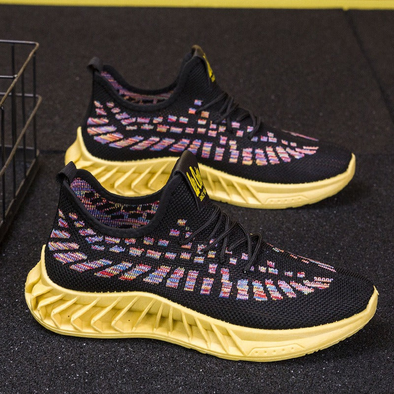 Men's Korean Style Flywoven Running Shoes