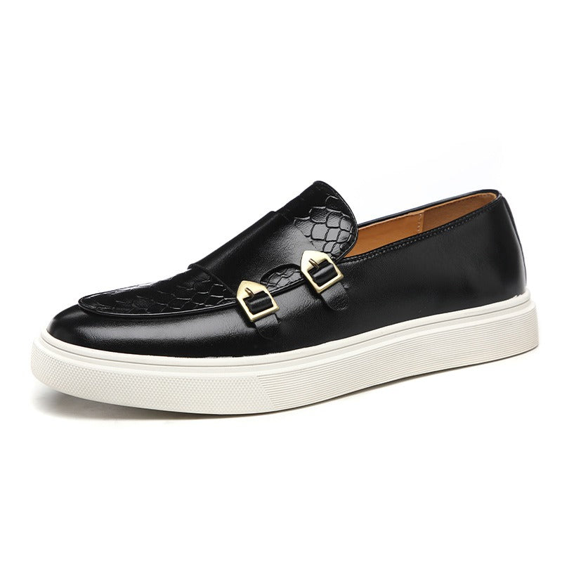 Men's Casual Leather Skate Shoes