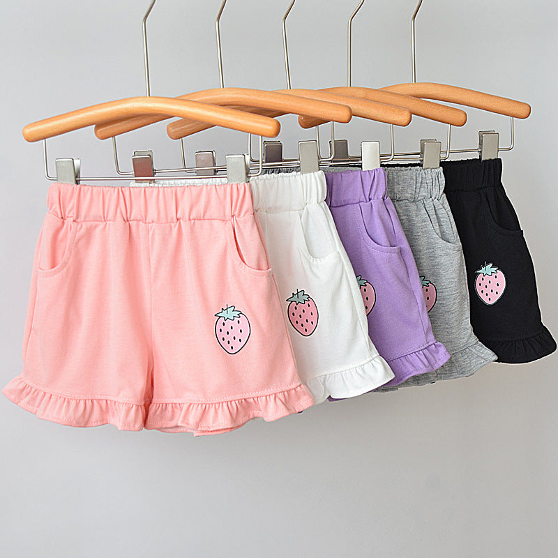 Girls' pants three quarter pants
