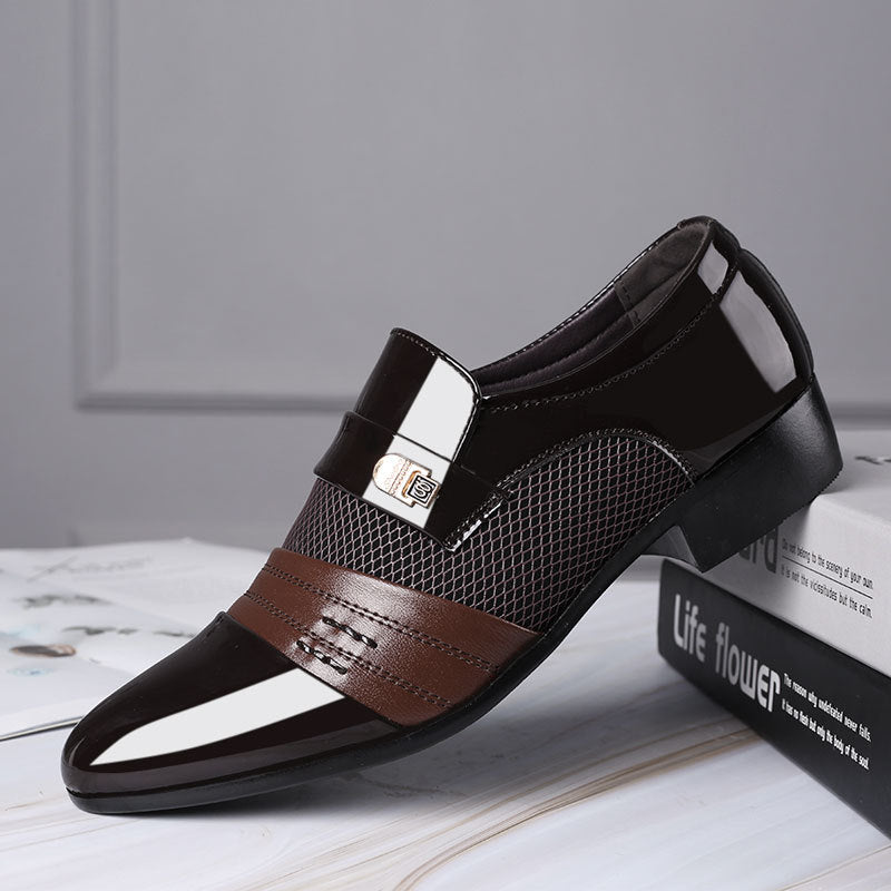 Men's Plus-Size Business Formal Leather Shoes