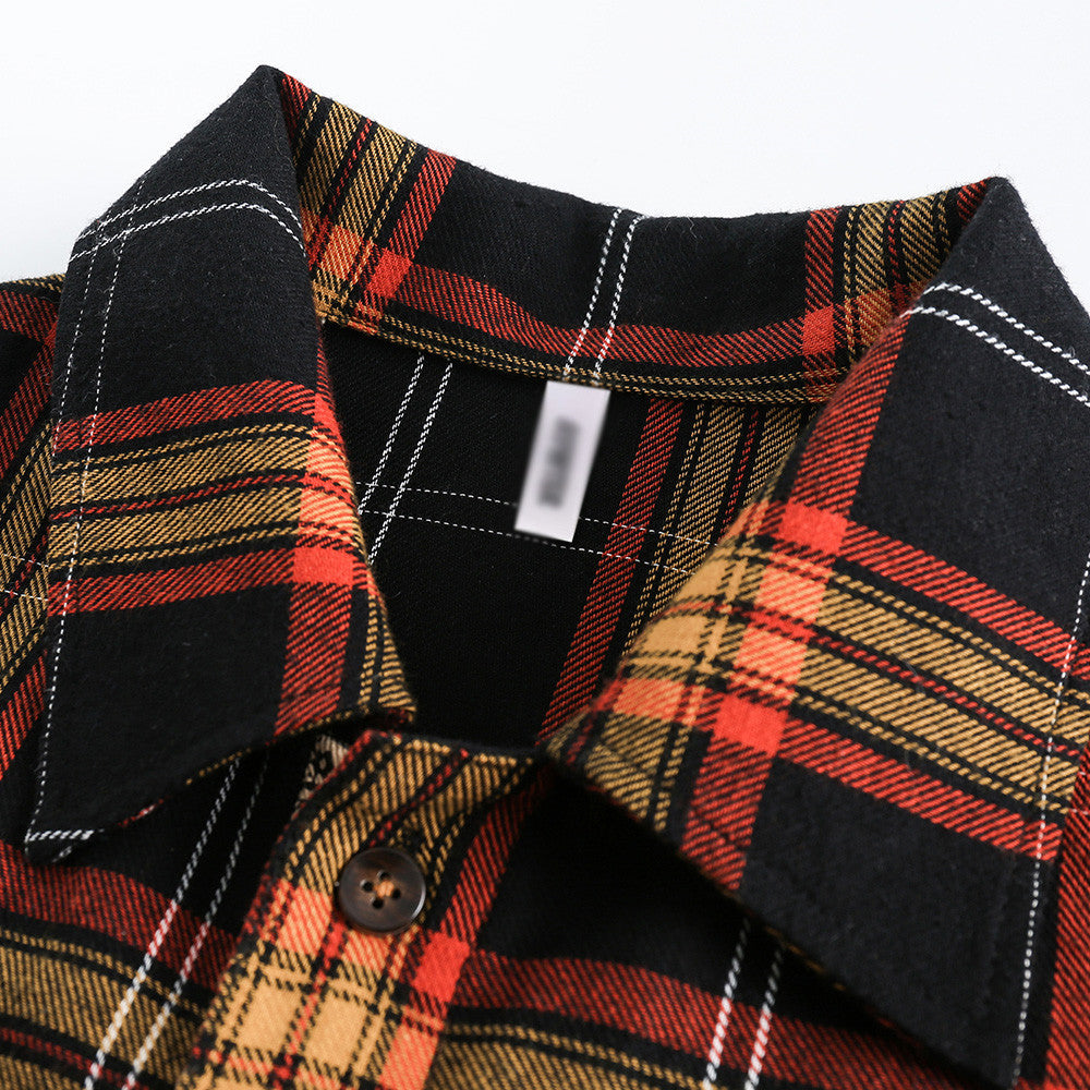 plaid shirt