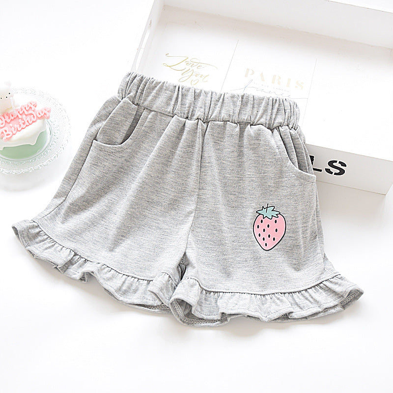 Girls' pants three quarter pants