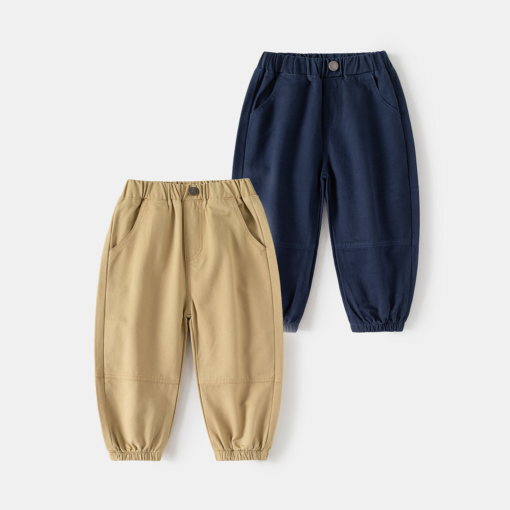 Long Pants Casual Cargo Pants Cuffed Trousers Kids Pants
