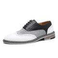 Men's Oxford Brogue Lace-Up Formal Shoes