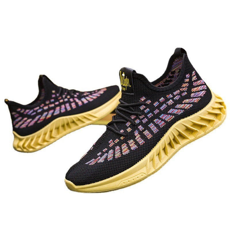 Men's Korean Style Flywoven Running Shoes