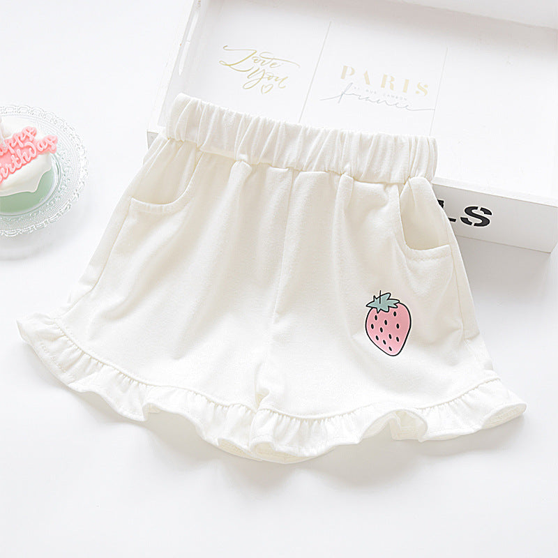 Girls' pants three quarter pants