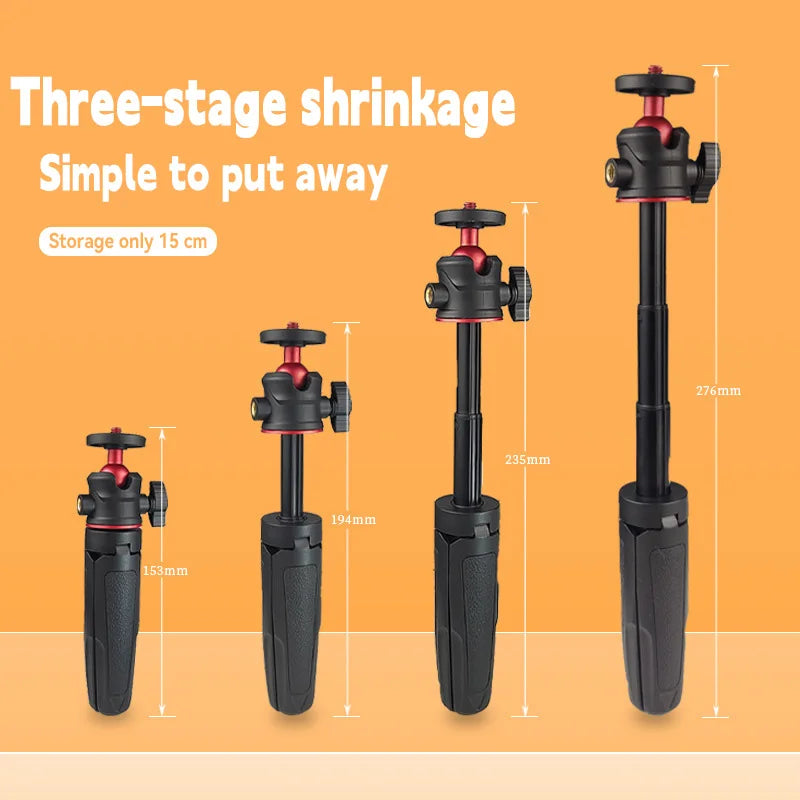 Foldable Mini Tripod with Ball Head for Phone and Camera
