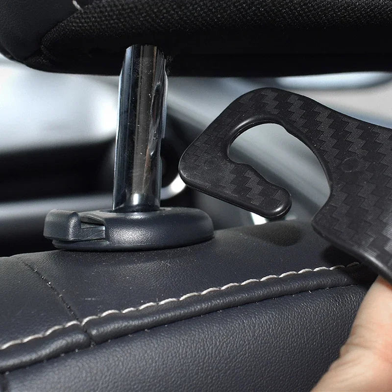 Car Headrest Hooks (4-Pack)