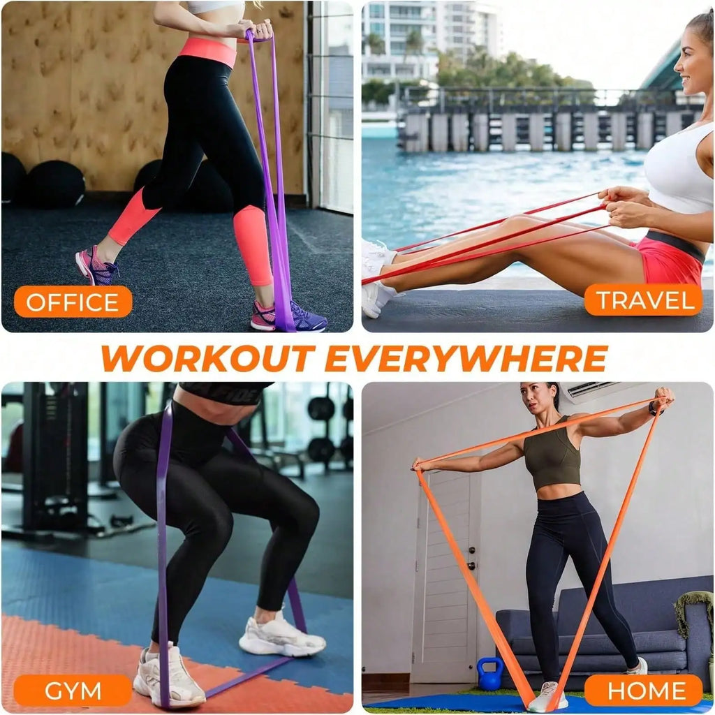 5-120 Lbs Pull-Up Assist Band Set