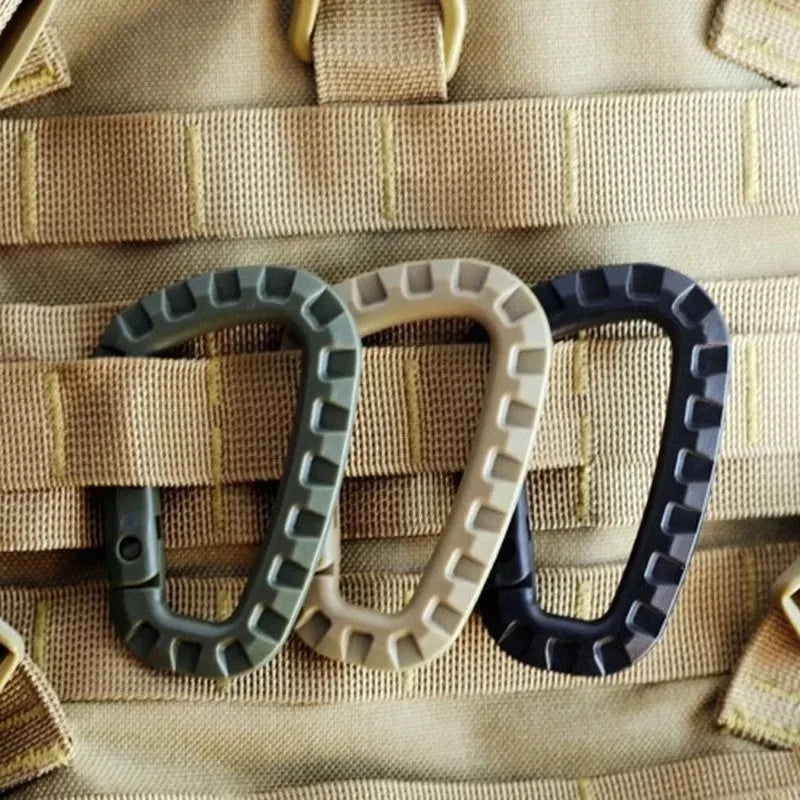 Aluminum Carabiner Clips for Camping and Hiking