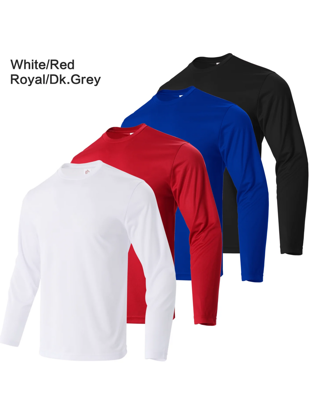 Men's Plain Long-Sleeve T-Shirt