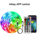 RGB LED Strip Lights with APP Control — Flexible Ribbon Tape Light for Room & Bedroom Decor