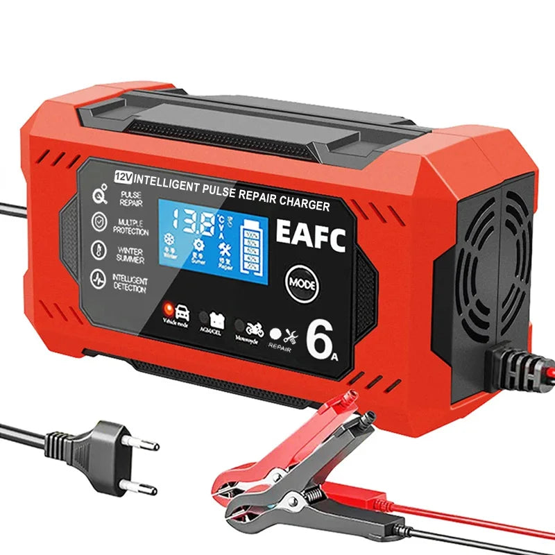 Smart 12V Car Battery Charger & Maintainer