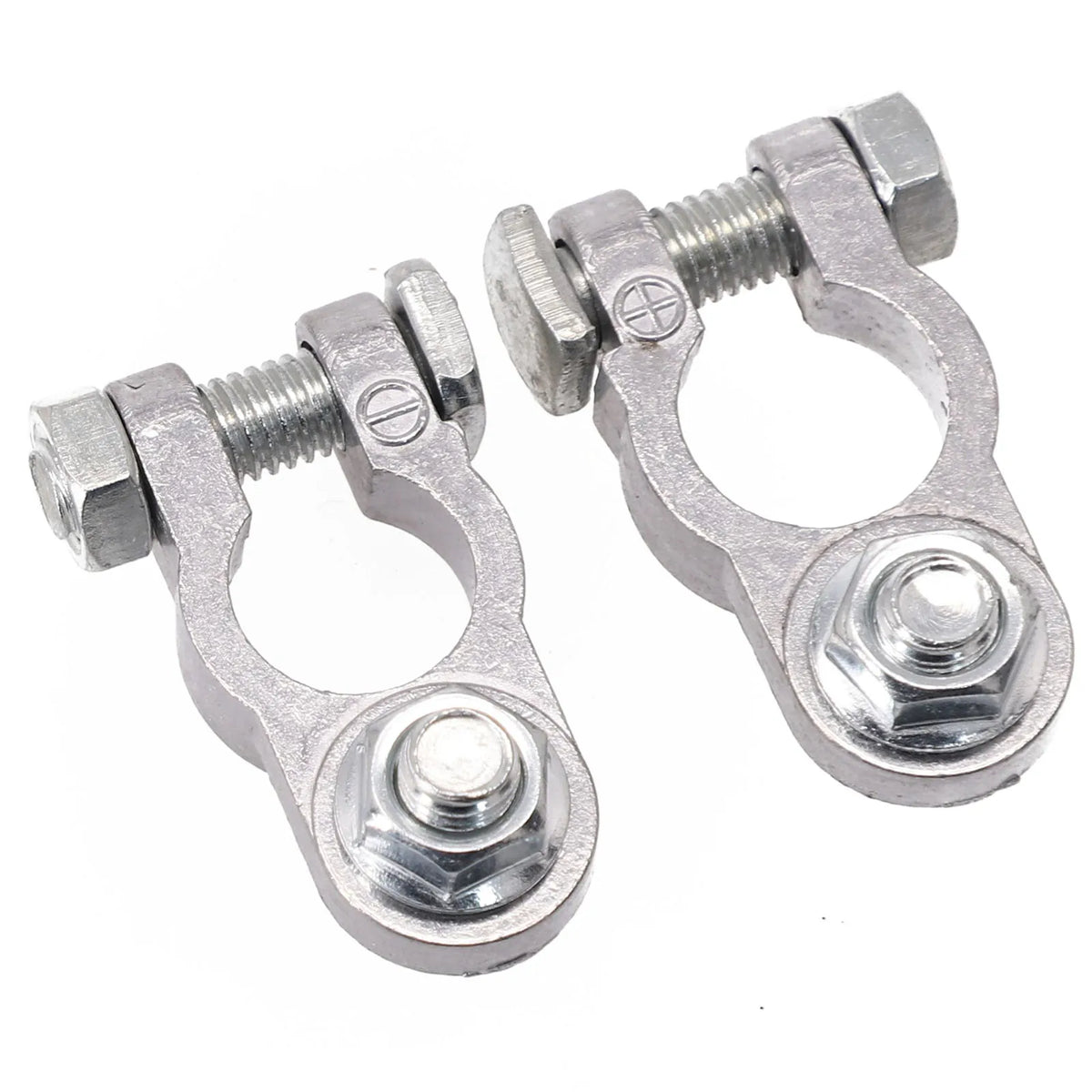 Car Battery Terminal Clamp Pair — Zinc Alloy