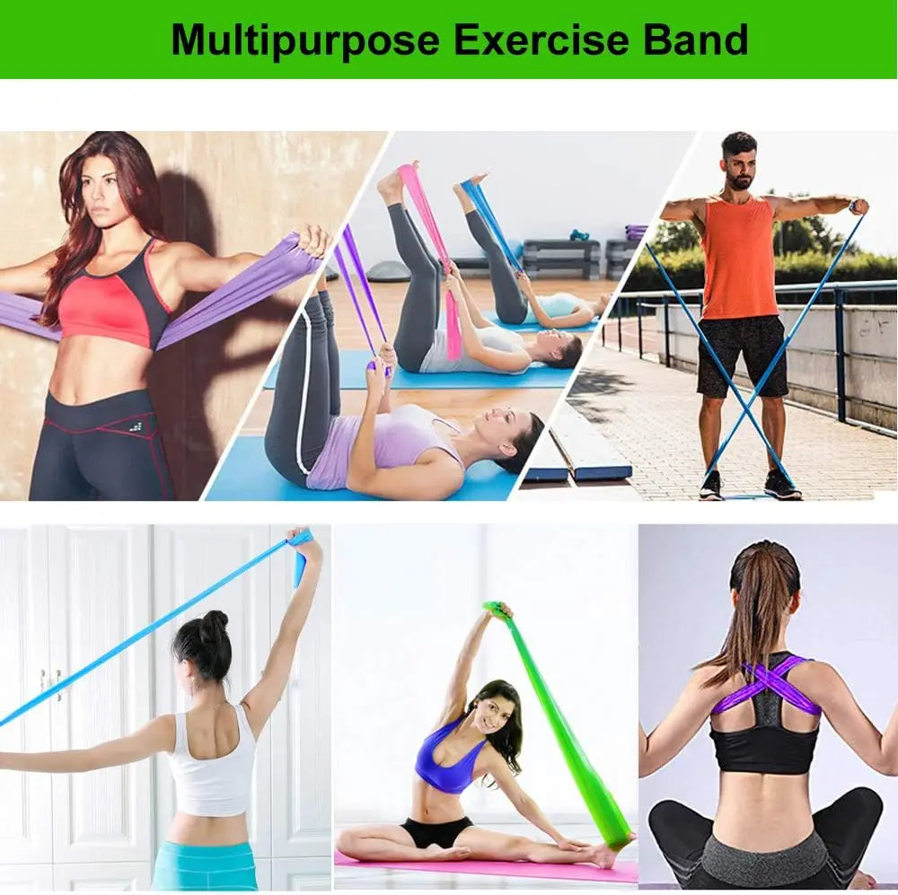 TPE Yoga Resistance Band Set
