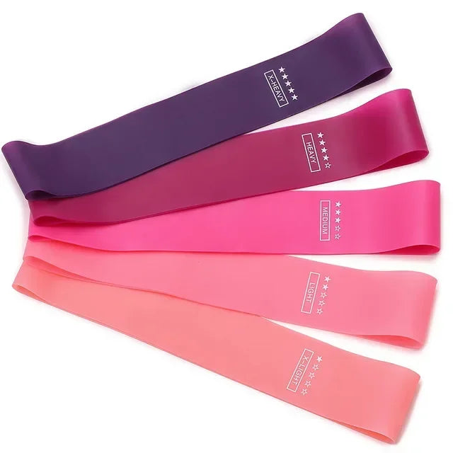 Rubber Resistance Loop Bands for Yoga and Strength Training
