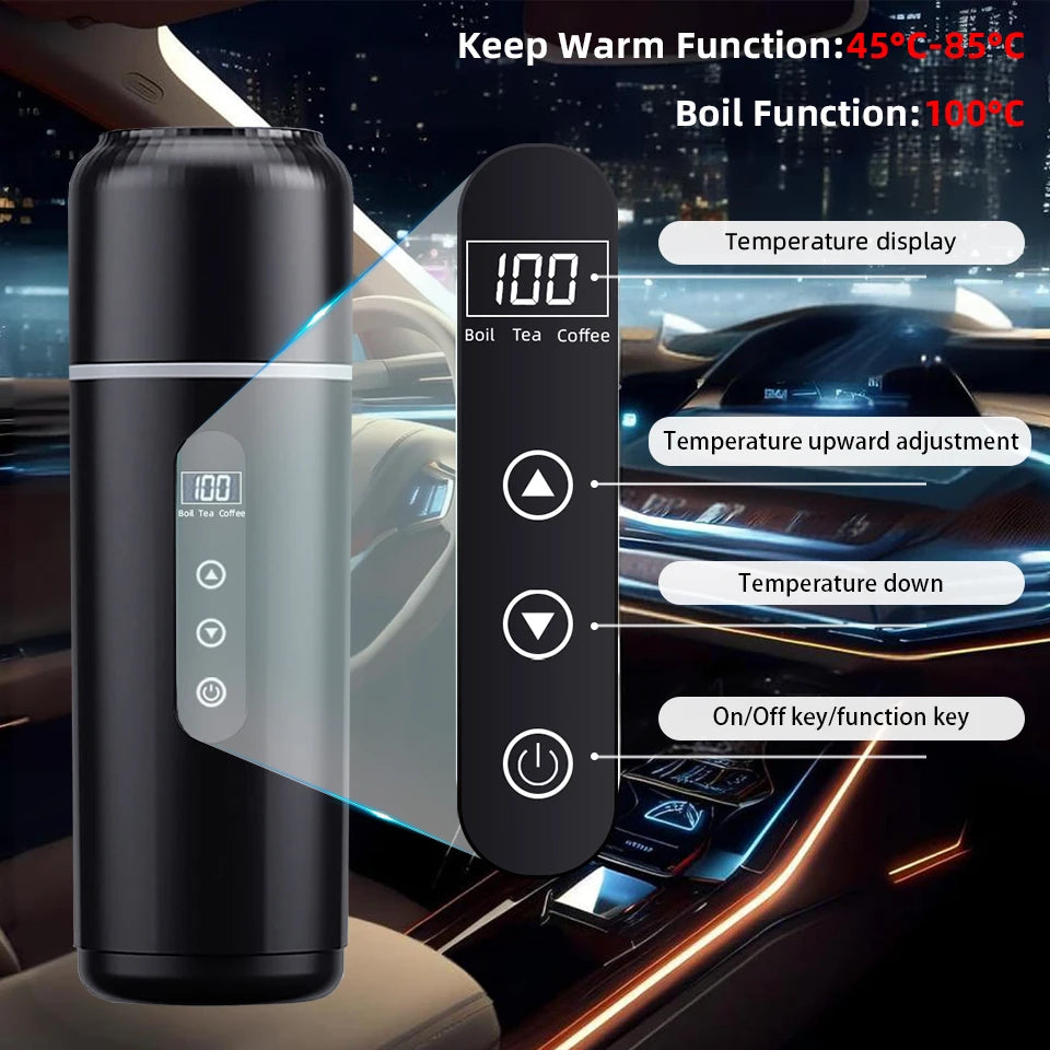 12V Portable Car Heating Cup (500ml)